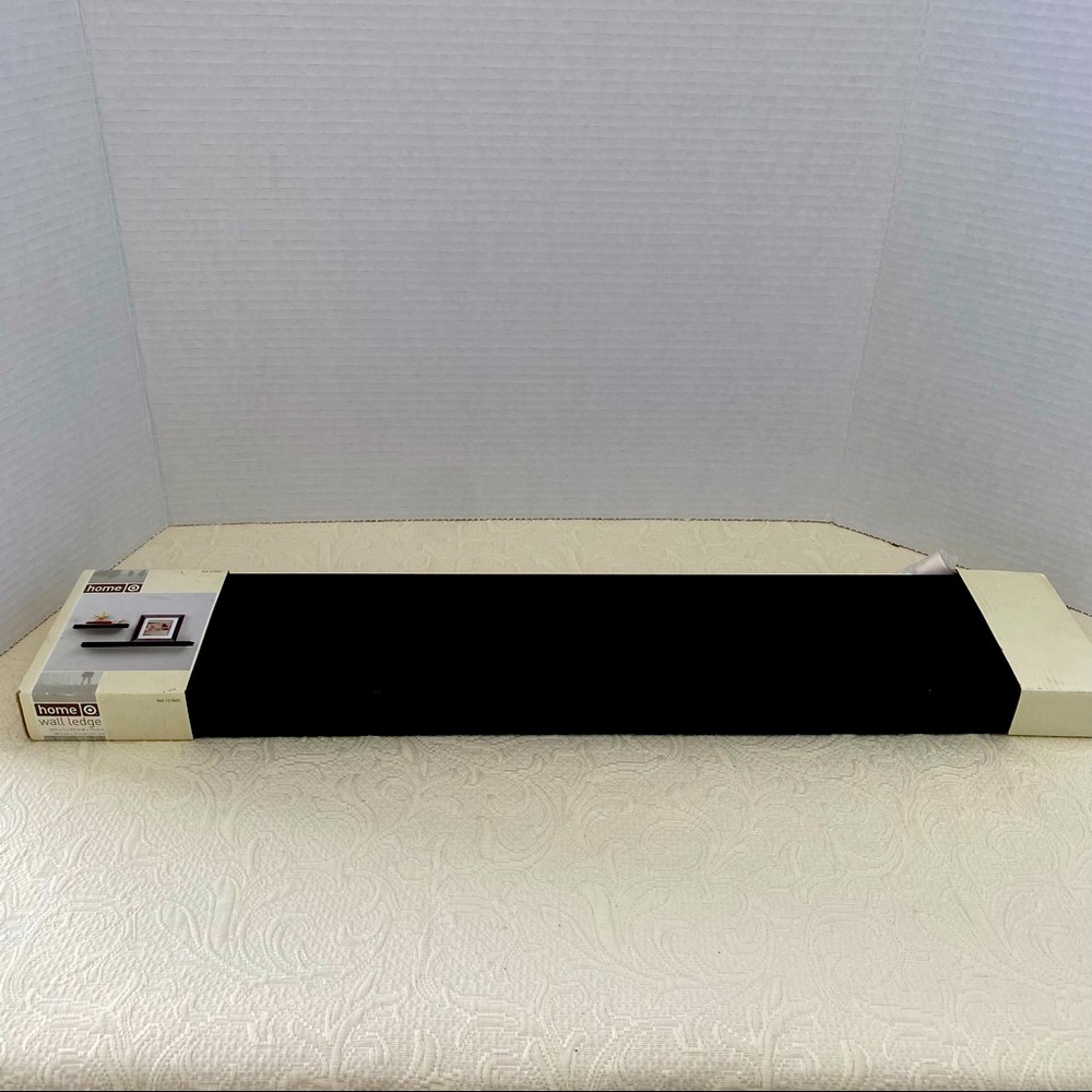 Target Home Black 1 x floating shelf 23 3/4” x 4 1/2” x1 1/4”